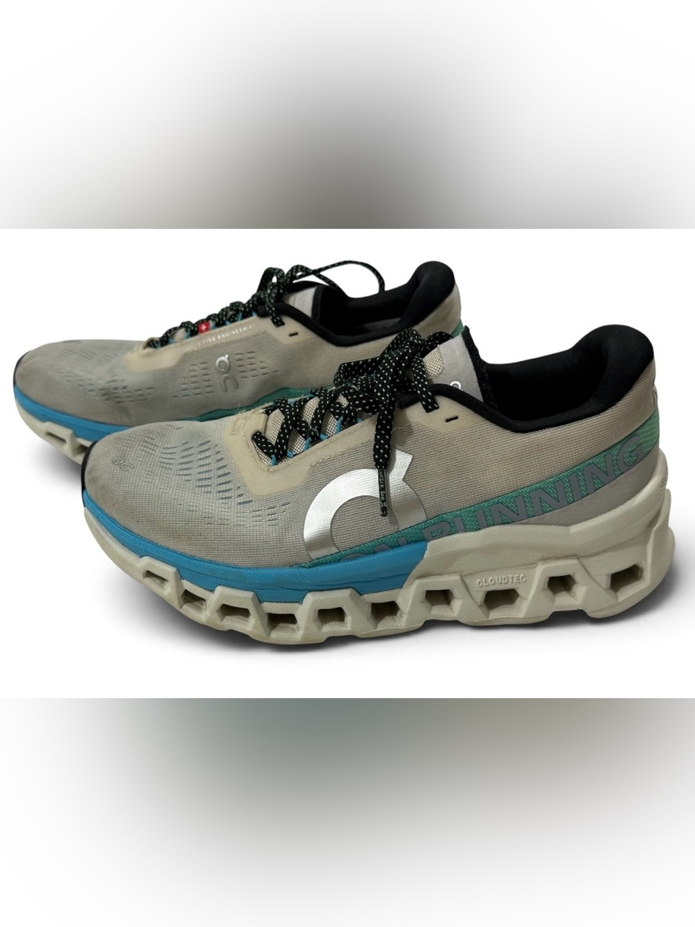 On Running Cloudmonster Women’s 9 Undyed Creek CloudTec Running Shoes